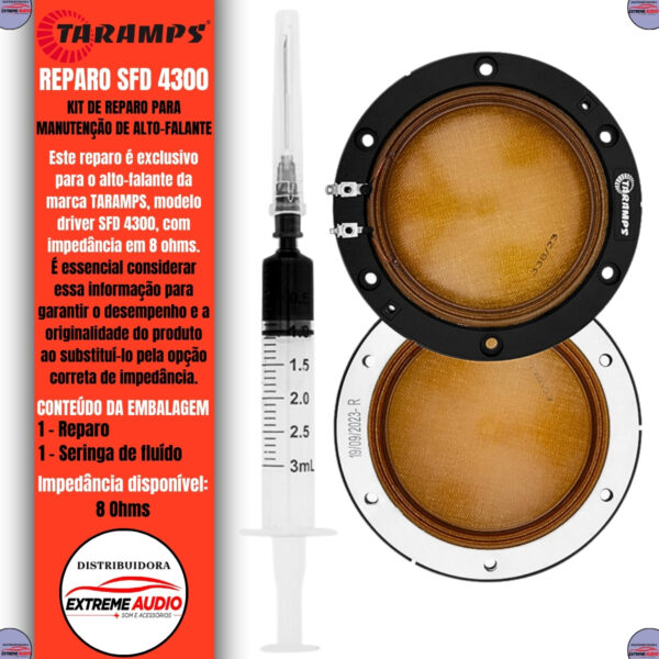 Reparo Driver Sfd4300 Taramps  8 Ohms Original - Imagem 3