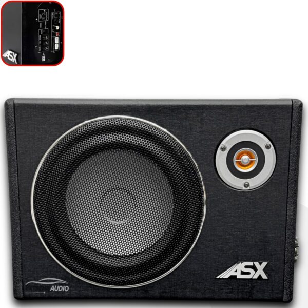 Caixa De Som Slim Asx 12v 150w Rms Automotiva Woofer Compacto