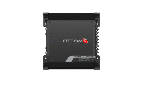 Módulo Amplificador Stetsom HL 800.4 900W RMS 4 Canais Som Automotivo 4 Ohms Bridge