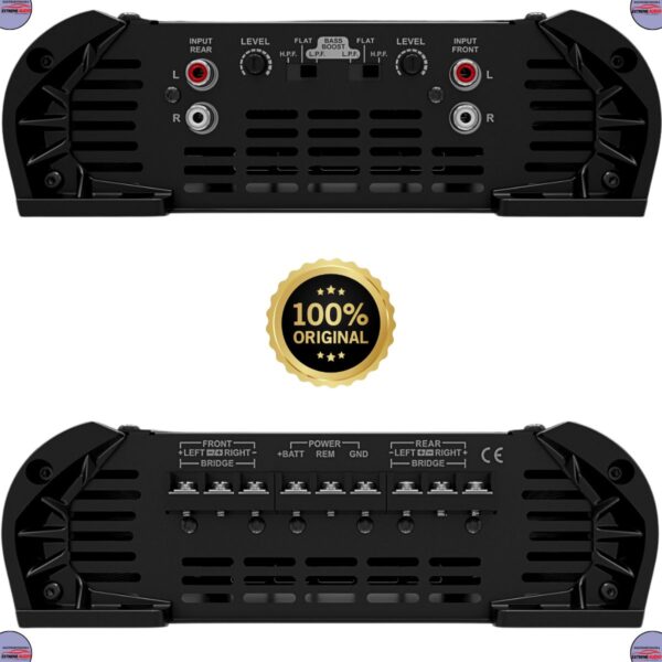 Módulo Amplificador Stetsom HL 800.4 900W RMS 4 Canais Som Automotivo 4 Ohms Bridge - Imagem 3