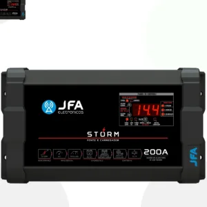 Fonte Jfa 200 Amperes Som Automotivo Bivolt 127/220v Storm C/ Voltímetro