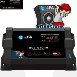 Fonte Jfa 120 Amperes Som Automotivo Caixa Bob Bivolt 127/220v Storm Bob