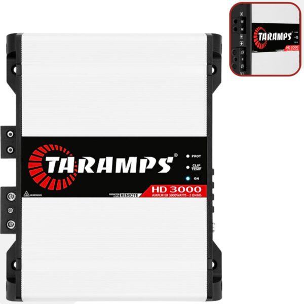 Módulo Taramps Md 3000W RMS 1 Canal 1/2/4 Ohms Amplificador Automotivo