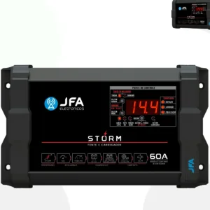 Fonte Jfa 60 Amperes Som Automotivo Bivolt 127/220v Storm C/ Voltímetro