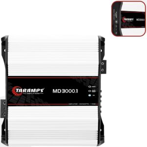 Módulo Taramps Md 3000W RMS 1 Canal 1/2/4 Ohms Amplificador Automotivo
