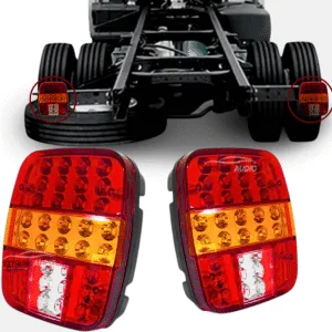 Par Lanterna Trazeira Marmitão 12-24V Bivolt Asx5303