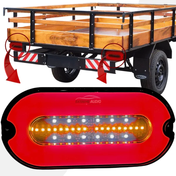 Lanterna Carretinha Smart Multi Função 12V Asx5311