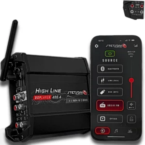 Módulo Amplificador Stetsom Hl 400.4 Display 4 Canais Som Automotivo 4 Ohms Bridge