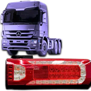 Lanterna Traseira Sirene E Vigia Led Mb New Actros Bivolt
