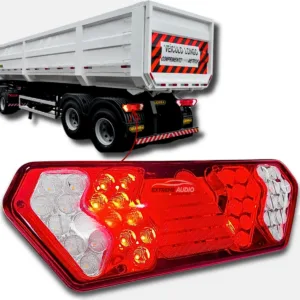 Lanterna Traseira Asx Led Guerra bivolt 12v 24v Caminhão