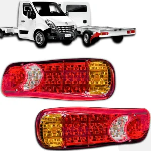 Par Lanterna Traseira Led Master Universal 12V-24V Bivolt Asx5316