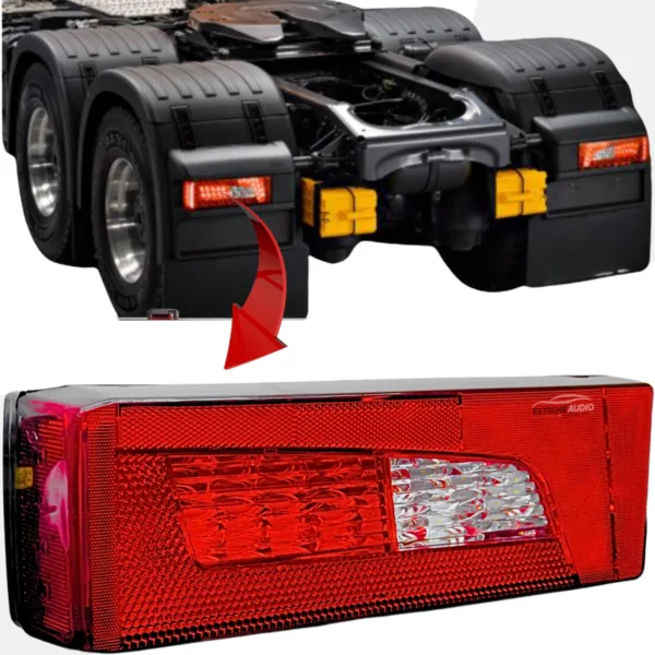 Lanterna Traseira LED 24V – Streamline Séries 4 / 5 / 6 (Scania) - Imagem 2