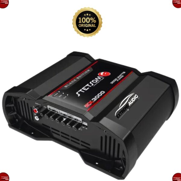 Módulo Stetsom E 3000W RMS 1 Canal 1/2/4 Ohms Amplificador Automotivo - Imagem 4