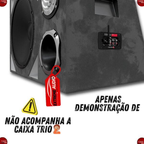 Módulo Amplificador Stetsom BOB 400.4 Display 4 Canais Som Automotivo 4 Ohms Bridge - Imagem 2