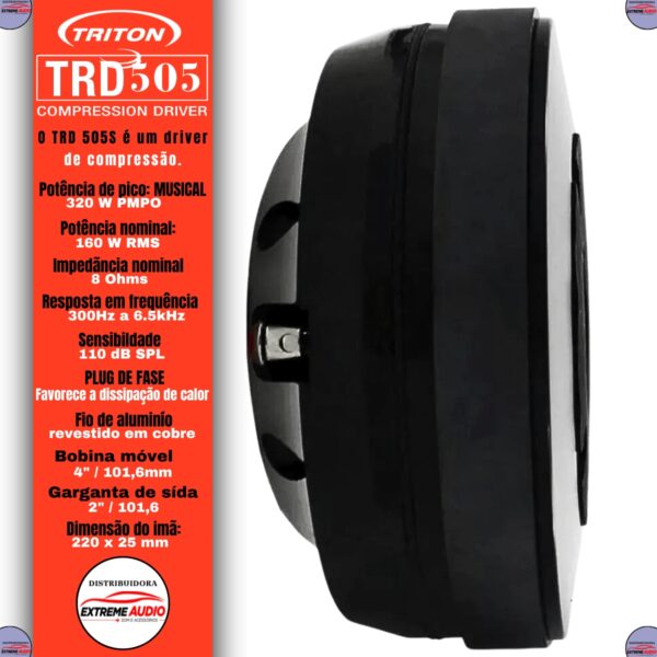 Driver D505 Triton Trd505 8 Ohms Original - Imagem 6