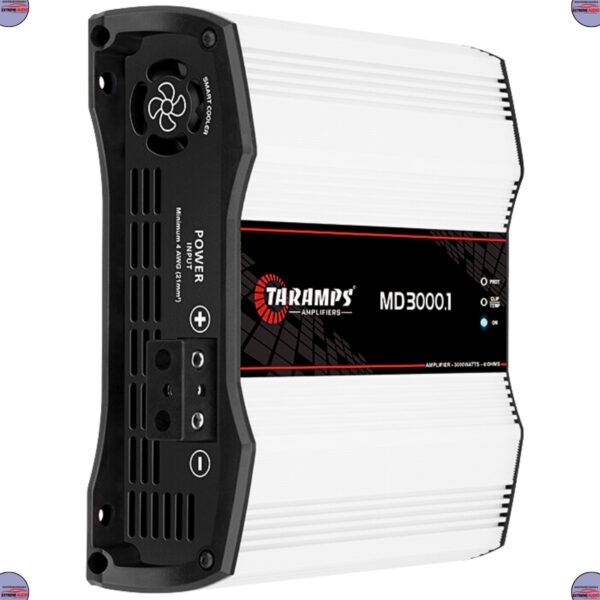 Módulo Taramps Md 3000W RMS 1 Canal 1/2/4 Ohms Amplificador Automotivo - Imagem 2
