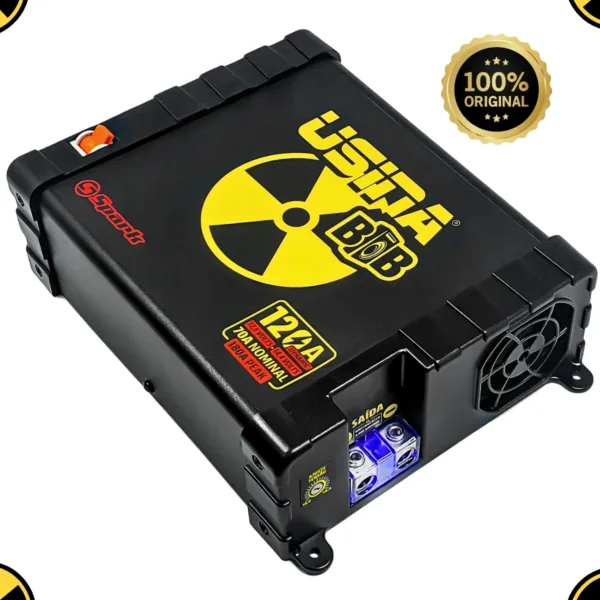 Fonte Usina 120 Amperes Som Automotivo Caixa Bob Bivolt 127/220v Bob - Imagem 3