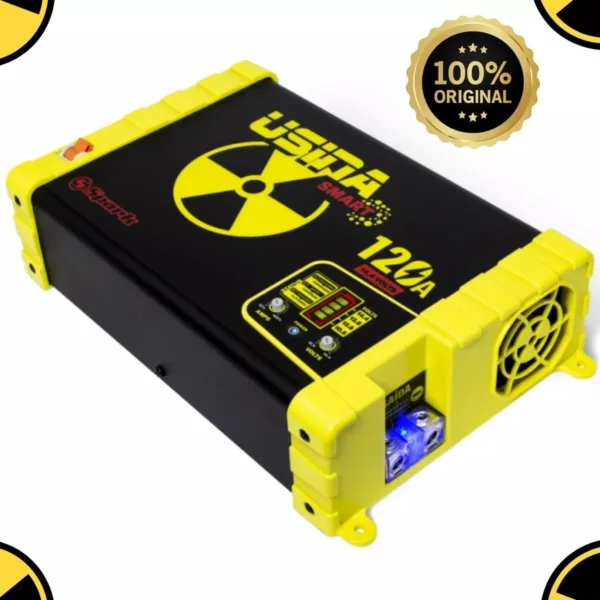 Fonte Usina 120 Amperes Som Automotivo Caixa Bob Bivolt 127/220v Smart Battery Meter  - Imagem 3