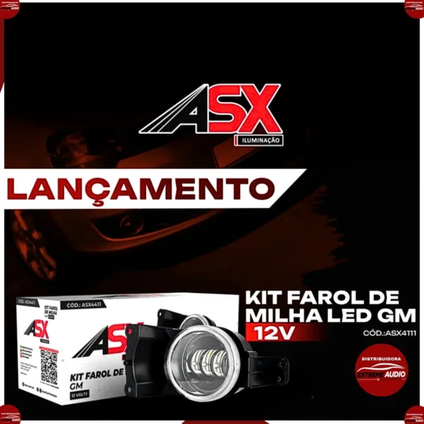Farol de Milha ASX Gm Led Globo Linha de Corte Lampada Led Asx - Imagem 2