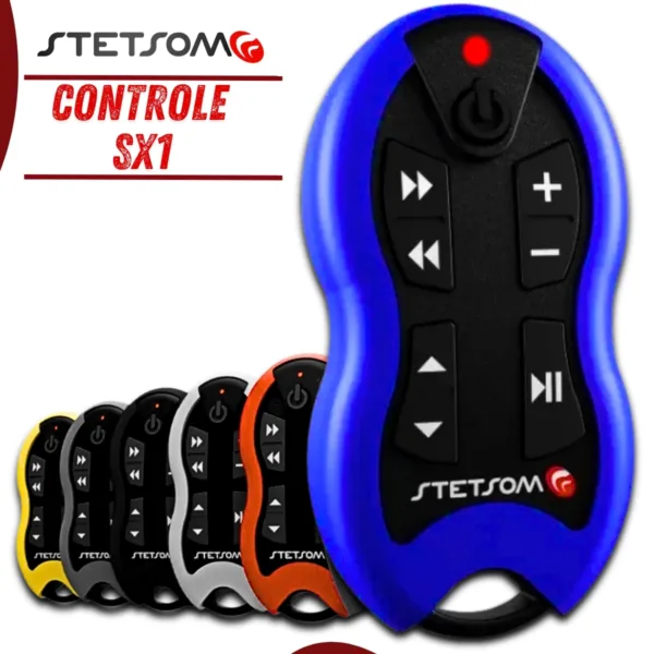 Controle Longa Distância Stetsom SX1- 500 Metros | Azul - Imagem 2