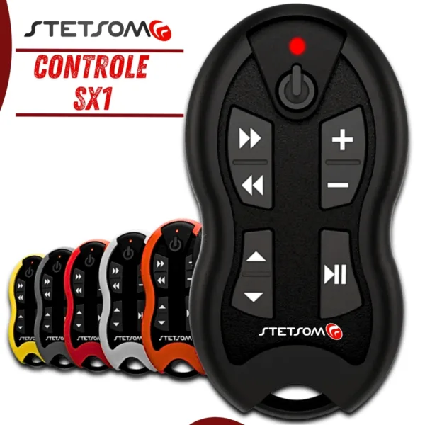 Controle Longa Distância Stetsom SX1- 500 Metros | Preto - Imagem 2