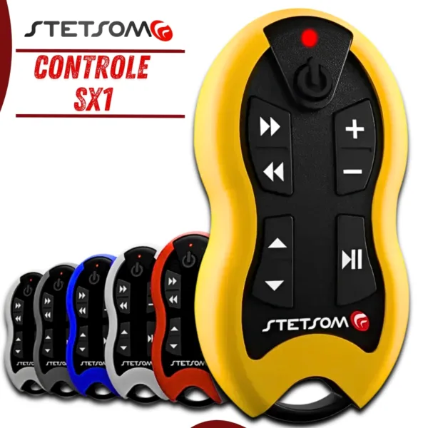 Controle Longa Distância Stetsom SX1- 500 Metros | Amarelo - Imagem 2
