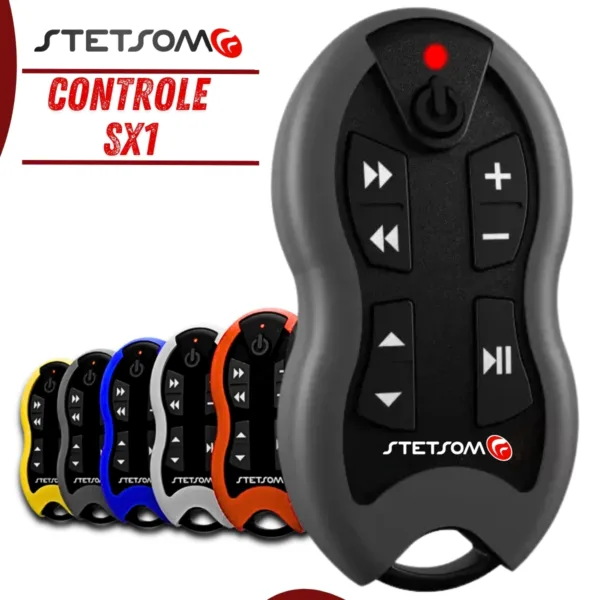 Controle Longa Distância Stetsom SX1- 500 Metros | Cinza - Imagem 2