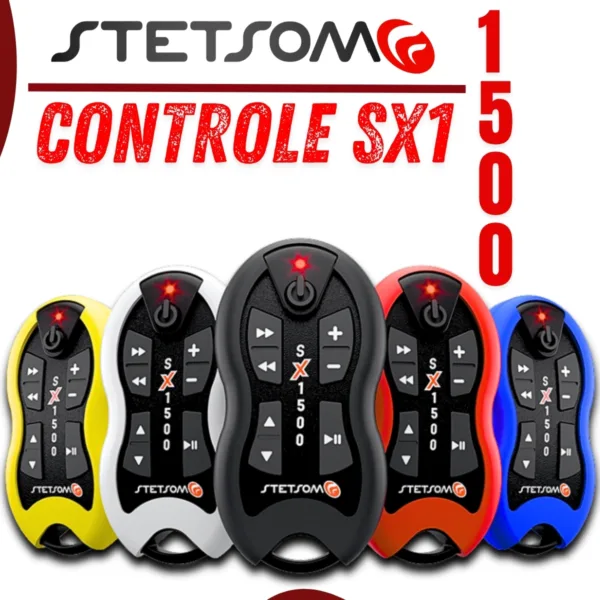 Controle Longa Distância Stetsom SX1500 Metros | vermelho - Imagem 2
