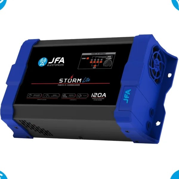 Fonte Jfa 120 Amperes Som Automotivo Bivolt 127/220v Storm Lite - Imagem 3