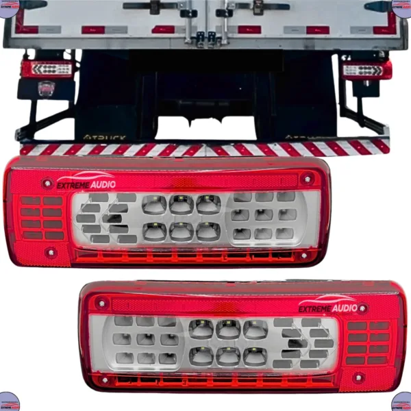 Par de Lanternas Traseira Caminhão Volvo FH / FM / VM após 2015 - Imagem 3