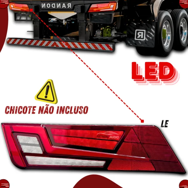 Lanterna Traseira Randon New R Bivolt (12-24V) - Imagem 3