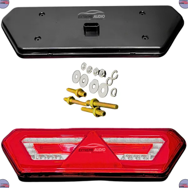 Lanterna Traseira Led Guerra Diamond Ill 3 Truch Universal12v 24v Caminhao - Imagem 4