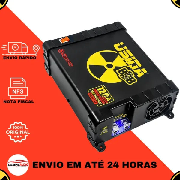Fonte Usina 120 Amperes Som Automotivo Caixa Bob Bivolt 127/220v Bob - Imagem 5