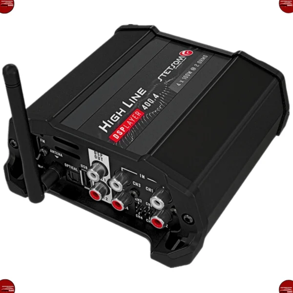 Módulo Amplificador Stetsom Hl 400.4 Display 4 Canais Som Automotivo 4 Ohms Bridge - Imagem 4