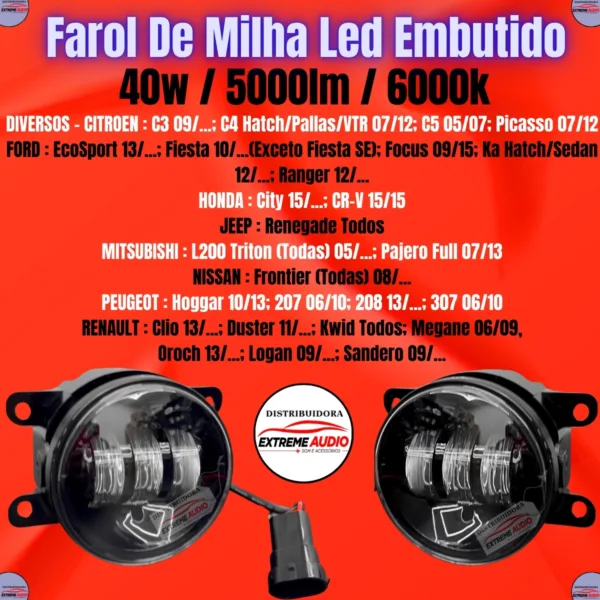 Farol de Milha ASX Diversos Led Globo Linha de Corte Lampada Led Asx - Imagem 4