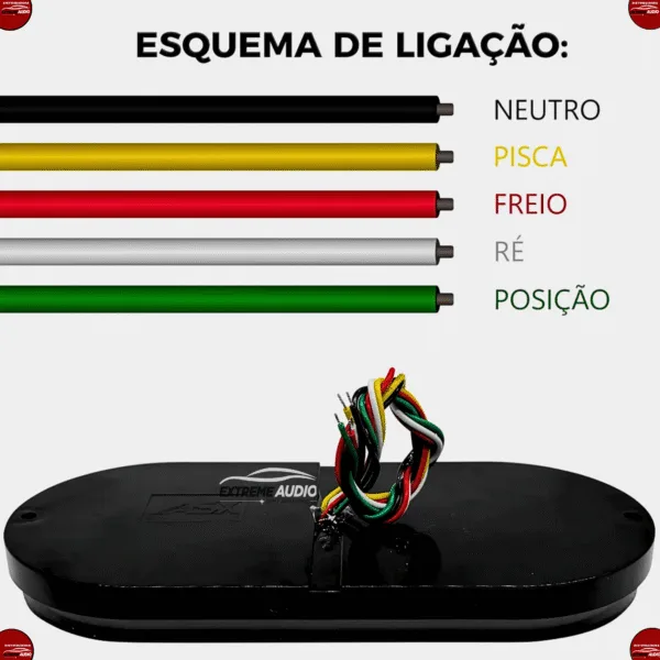 Lanterna Carretinha Smart Multi Função 12V Asx5311 - Imagem 4