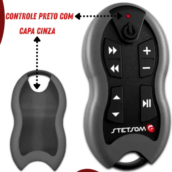 Controle Longa Distância Stetsom SX1- 500 Metros | Cinza - Imagem 4