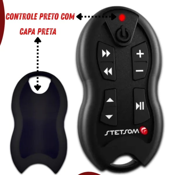 Controle Longa Distância Stetsom SX1- 500 Metros | Preto - Imagem 4