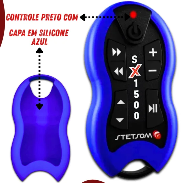 Controle Longa Distância Stetsom SX1500 Metros | Azul - Imagem 4