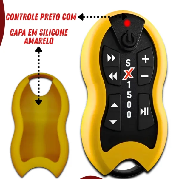Controle Longa Distância Stetsom SX1500 Metros | Amarelo - Imagem 4
