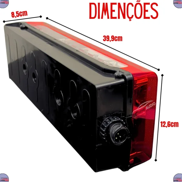 Lanterna Traseira LED 24V – Streamline Séries 4 / 5 / 6 (Scania) - Imagem 3