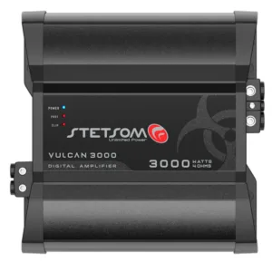 Módulo Stetsom Vulcan 3000W RMS 1 Canal 1/2/4 Ohms Amplificador Automotivo
