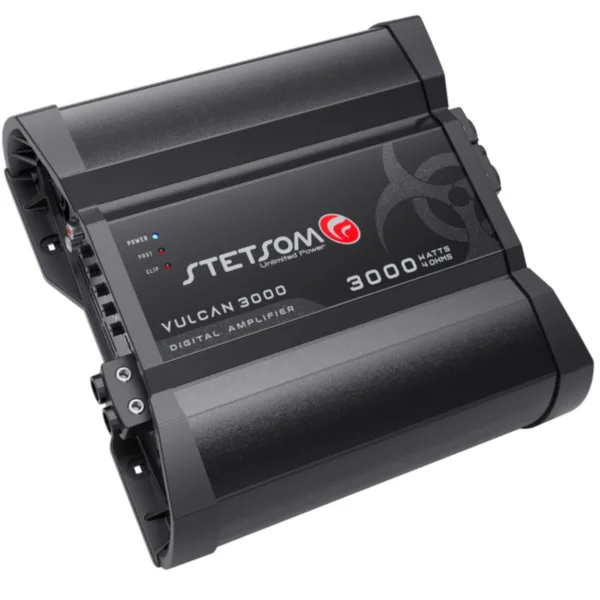 Módulo Stetsom Vulcan 3000W RMS 1 Canal 1/2/4 Ohms Amplificador Automotivo - Imagem 2