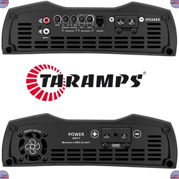 Módulo Taramps Md 3000W RMS 1 Canal 1/2/4 Ohms Amplificador Automotivo - Imagem 5