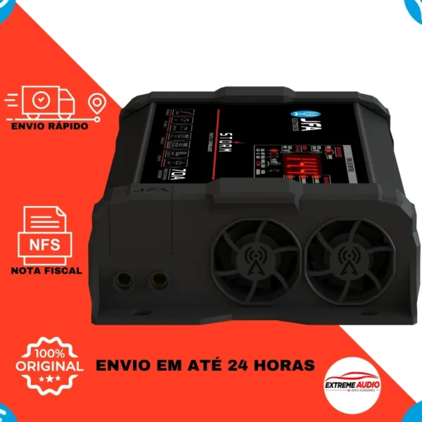 Fonte Jfa 70 Amperes Som Automotivo Bivolt 127/220v Storm C/ Voltímetro - Imagem 7