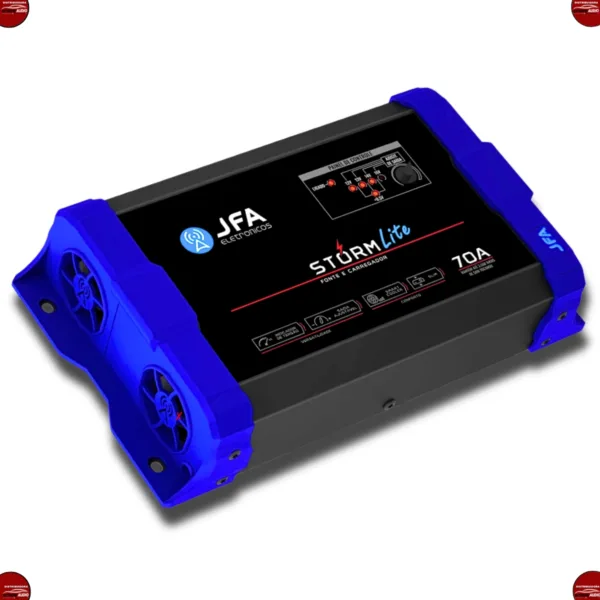 Fonte Jfa 70 Amperes Som Automotivo Bivolt 127/220v Storm Lite - Imagem 2