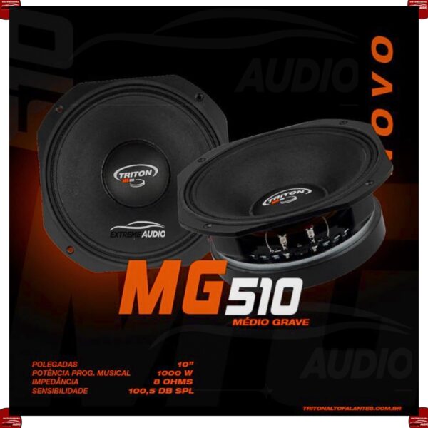 Alto Falante Triton Mg510 500w Rms 8 Ohms - Imagem 5