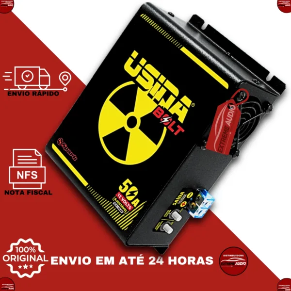 Fonte Usina Carregadora Bolt 50A Bivolt Automática – 12V de Alta Performance - Imagem 7