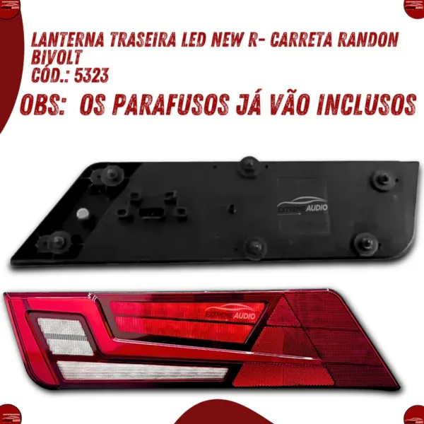 Par de Lanternas Traseira Randon New R Bivolt (12-24V) - Imagem 6