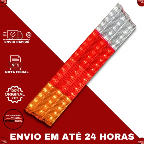 Lanterna Traseira Mb Led 12-24V Bivolt C/Vigia Asx5306 - Imagem 7
